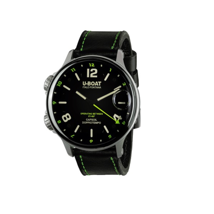 U-Boat Capsoil Quartz Black Dial Mens Watch 9676