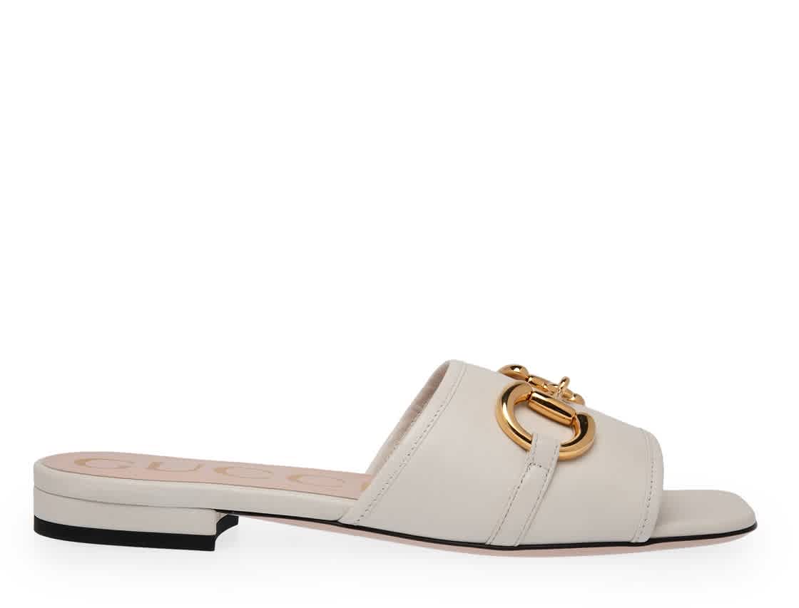 gucci river horsebit slide