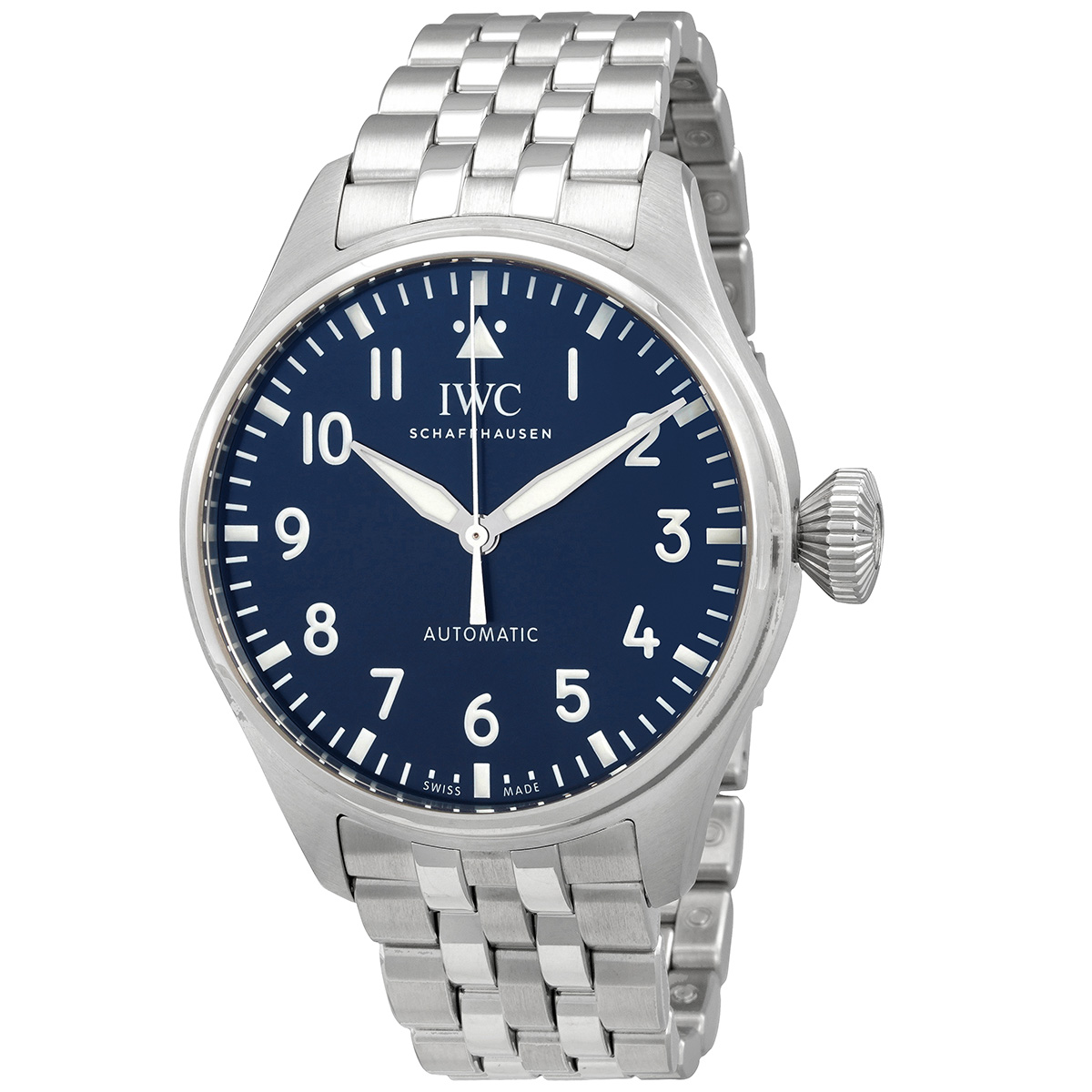 Pre-owned IWC Big Pilot Blue Dial Mens Watch IW329304 7386$