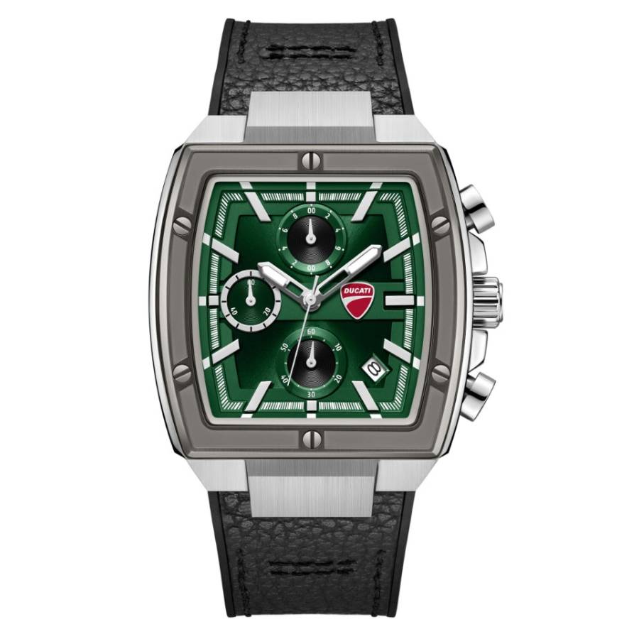 Ducati Chronograph Quartz Green Dial Mens Watch DTWGC0003401 143$
