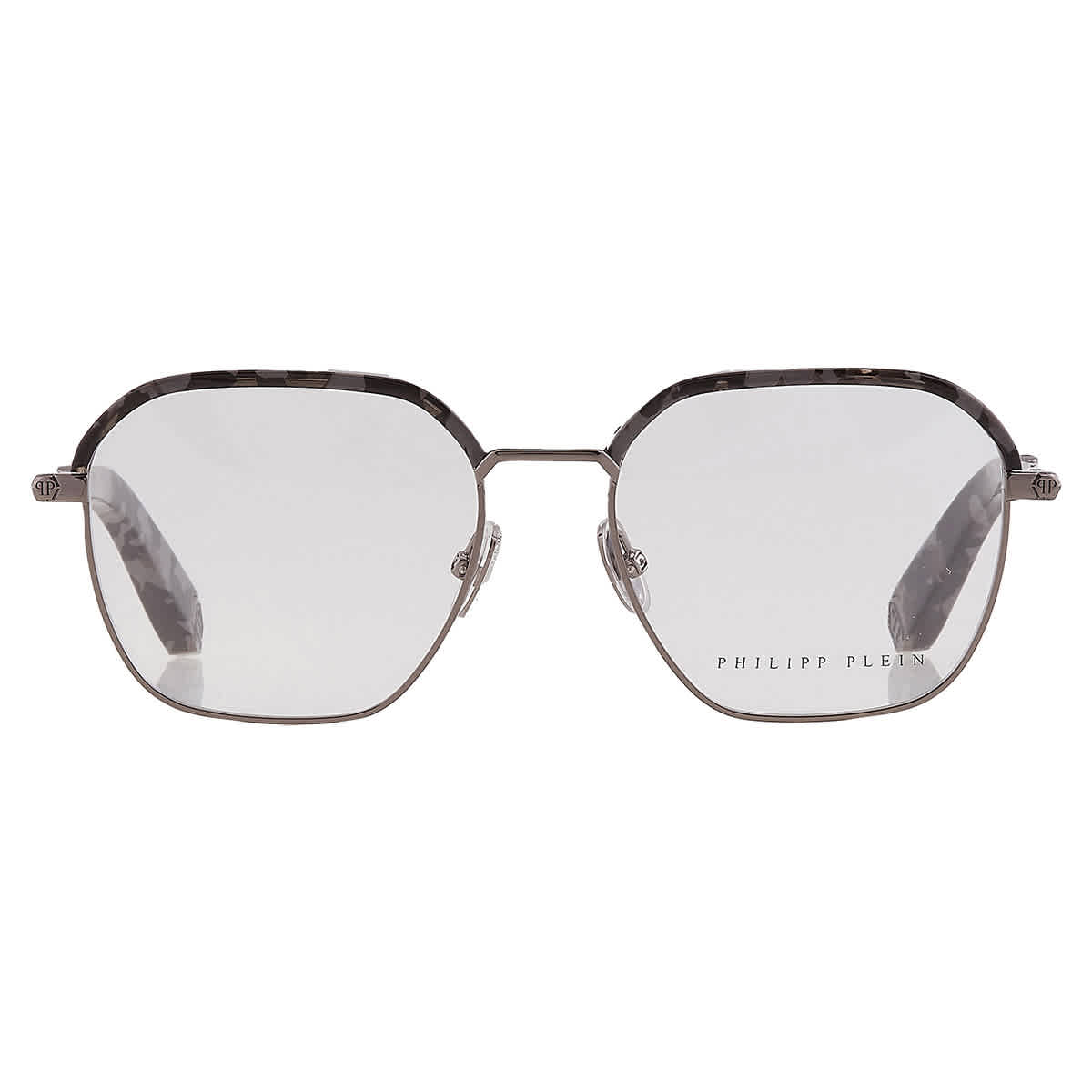 Philipp Plein Demo Geometric Mens Eyeglasses VPP017M 0568