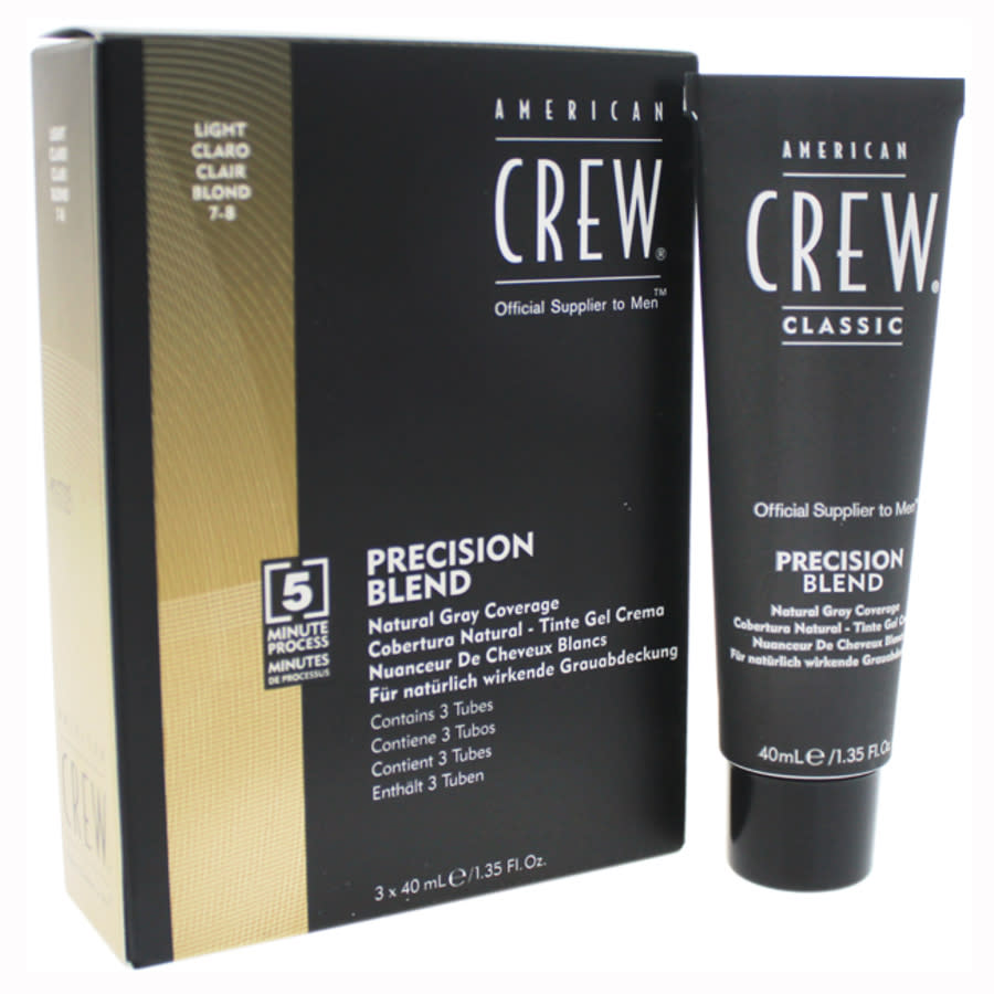 Precision Blend Hair Color Kit - 7-8 Light Claro by American Crew for Men - 3 x 135 oz Hair Color 15$