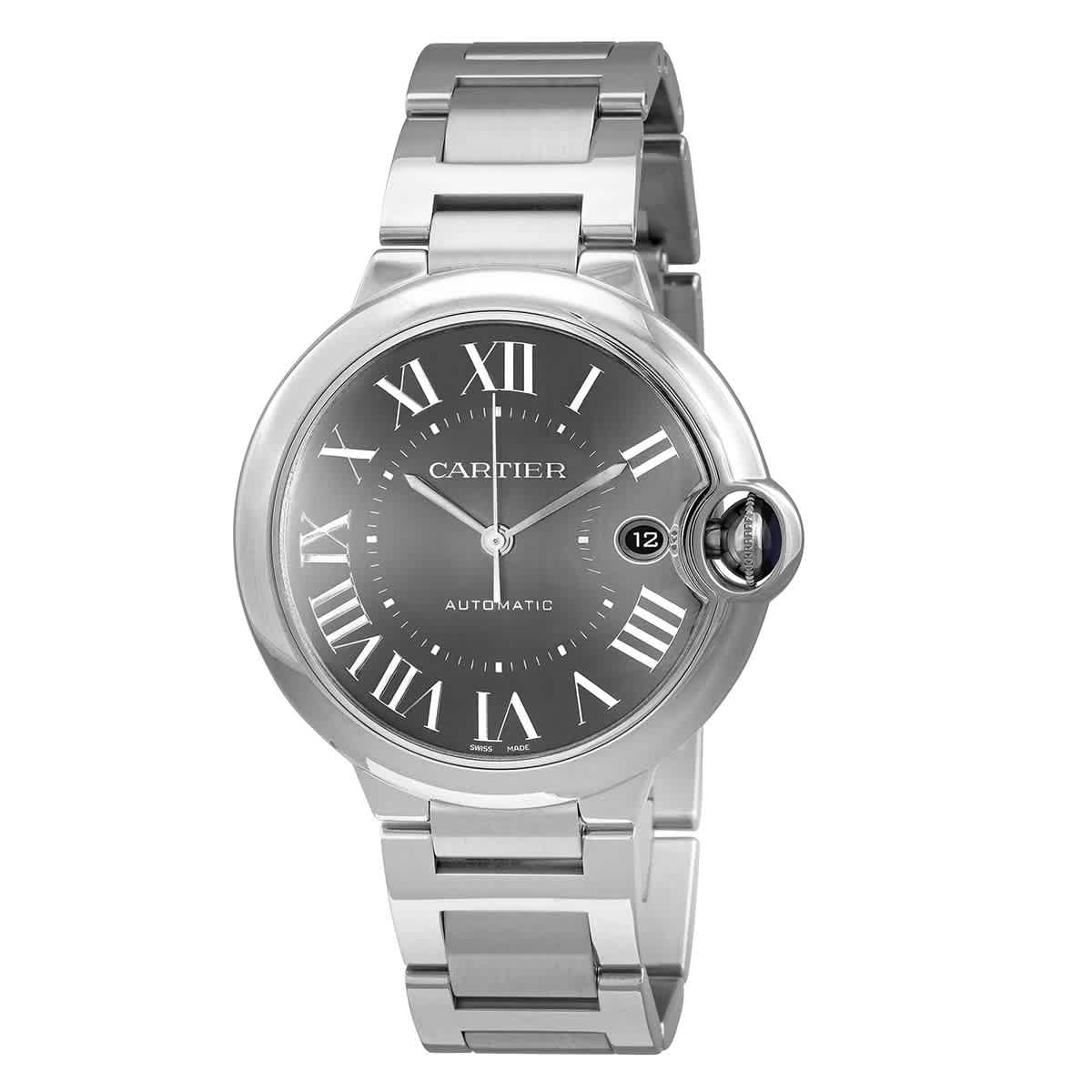 Cartier Ballon Bleu Automatic Grey Dial Mens Watch WSBB0060