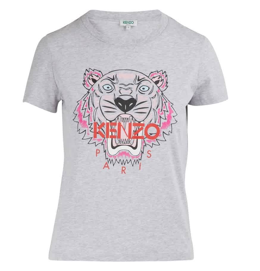 kenzo grey tiger t shirt