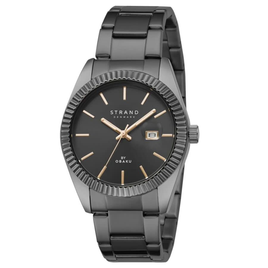 Obaku Wellington Quartz Black Dial Ladies Watch S721LDBBSB-DS 65$