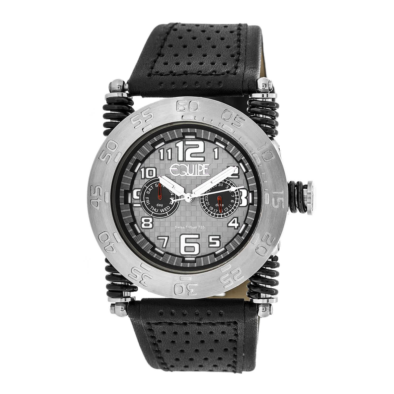 Equipe Tritium Coil White Dial Mens Watch ET110