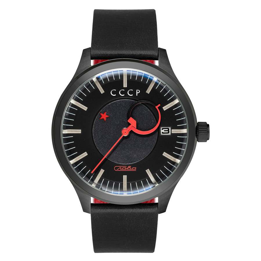 CCCP Heroes Kamzolkin Automatic Black Dial Mens Watch CP-7077-02