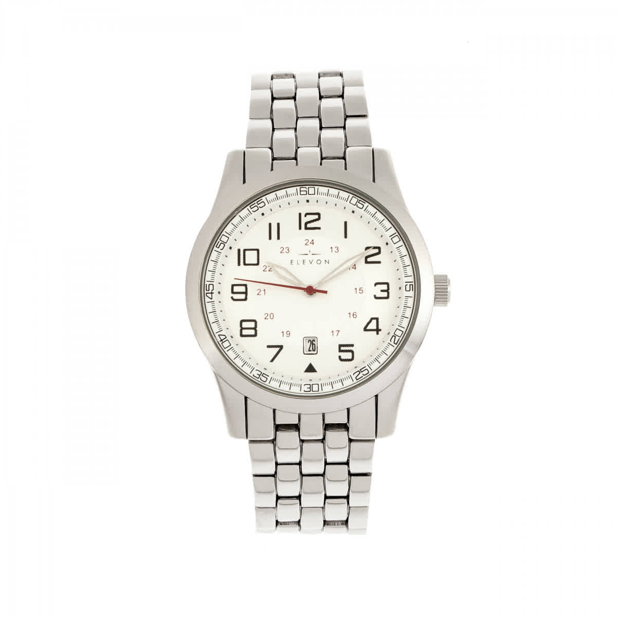 Elevon Garrison White Dial Mens Watch ELE105-1