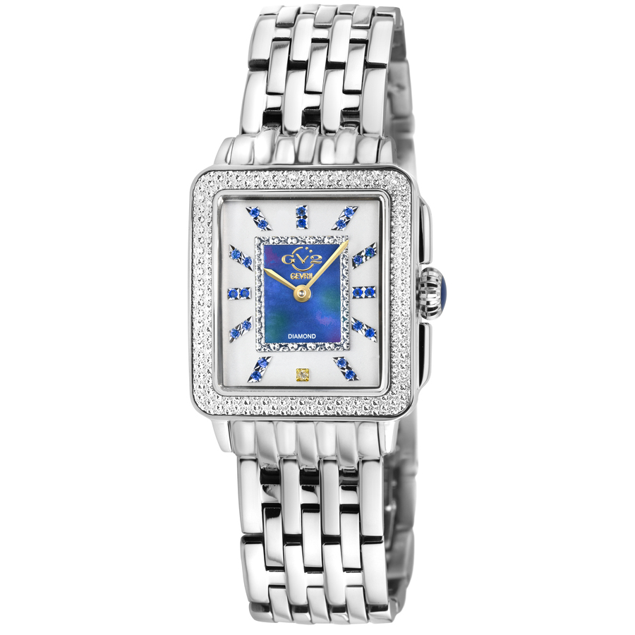 GV2 by Gevril Padova Gemstone Diamond Mother of Pearl Dial Ladies Watch 12332B 541$