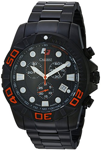 Calibre Akron Black Dial Chronograph Mens Watch SC-5A2-13-079