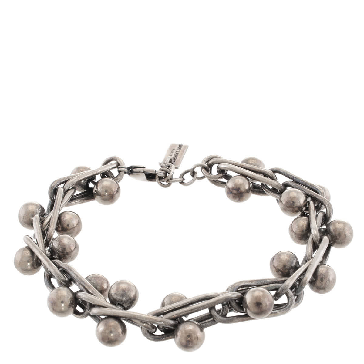 Saint Laurent Rope-Chain Bracelet, Size M