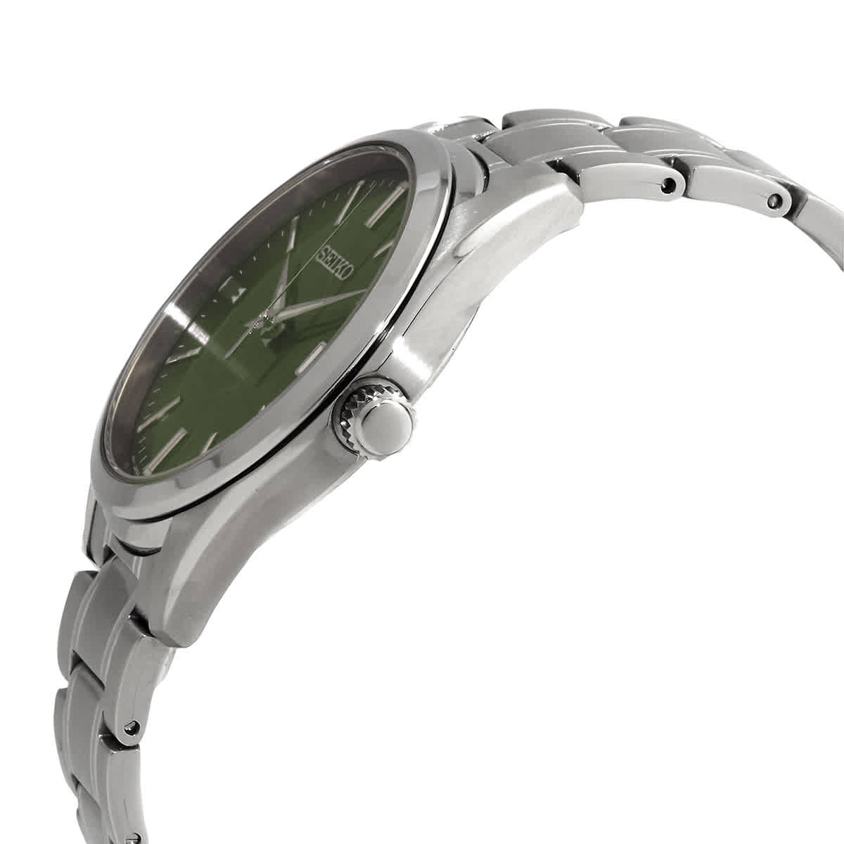 Seiko Quartz Green Dial Mens Watch Sur527 | ModeSens