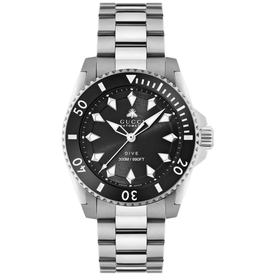 Gucci Dive Automatic Black Dial Unisex Watch YA136353 1400$