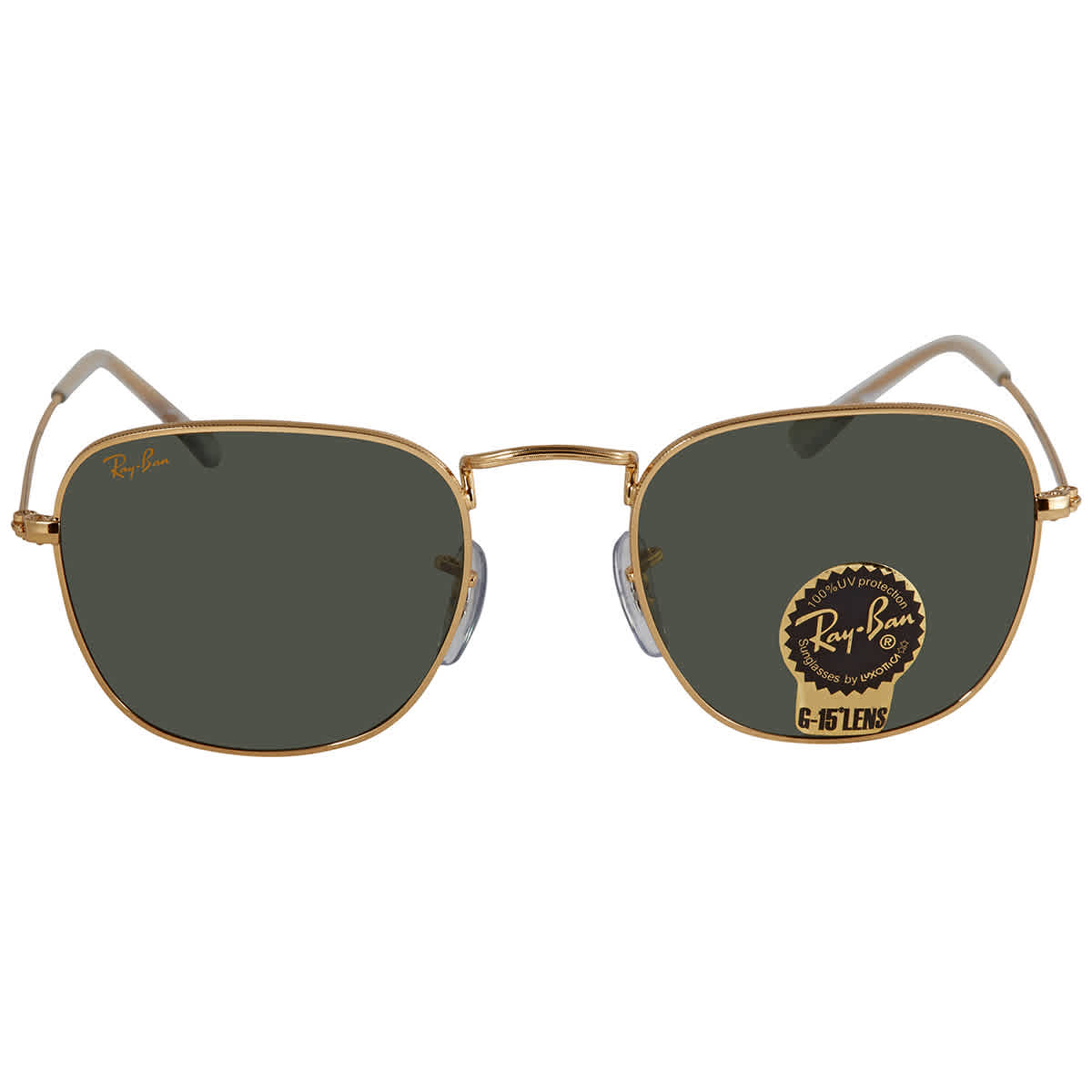 Ray Ban Frank Green Square Unisex Sunglasses RB3857 919631 51