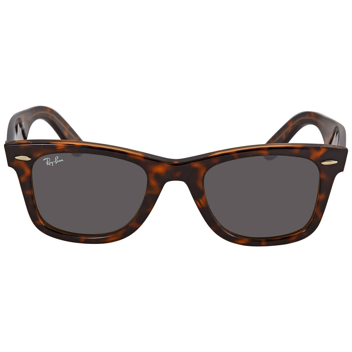 Ray-Ban Unisex Sunglass Original Wayfarer Bicolor -  Frame color: Havana On Transparent Brown, Lens color: Dark Grey