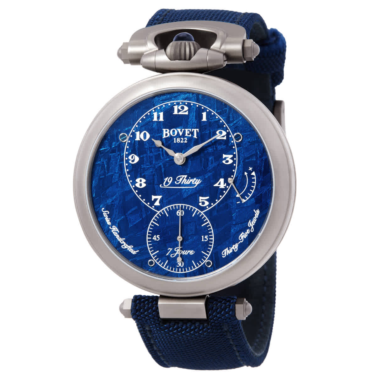 Bovet 19Thirty Hand Wind Mens Watch NTT0011