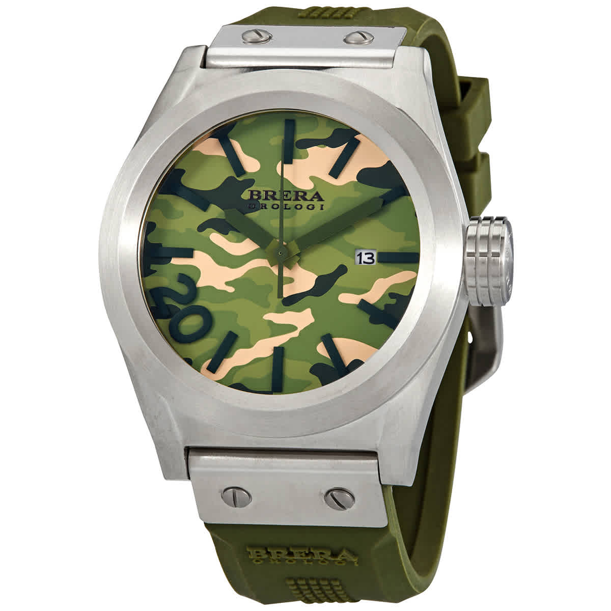 Brera Orologi Eterno Solotempo Quartz Green Dial Mens Watch BRETS4581