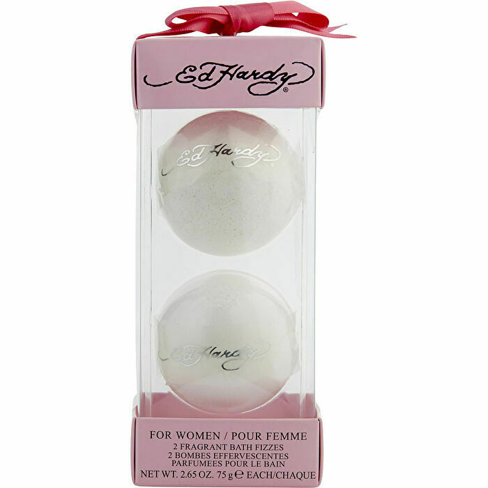 Ed Hardy / Christian Audigier 2 Fragrant Bath Fizzes Set (W)