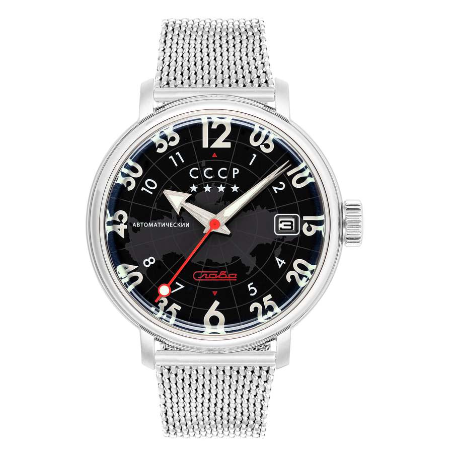 CCCP Hereos Comrade Automatic Black Dial Mens Watch CP-7097-11