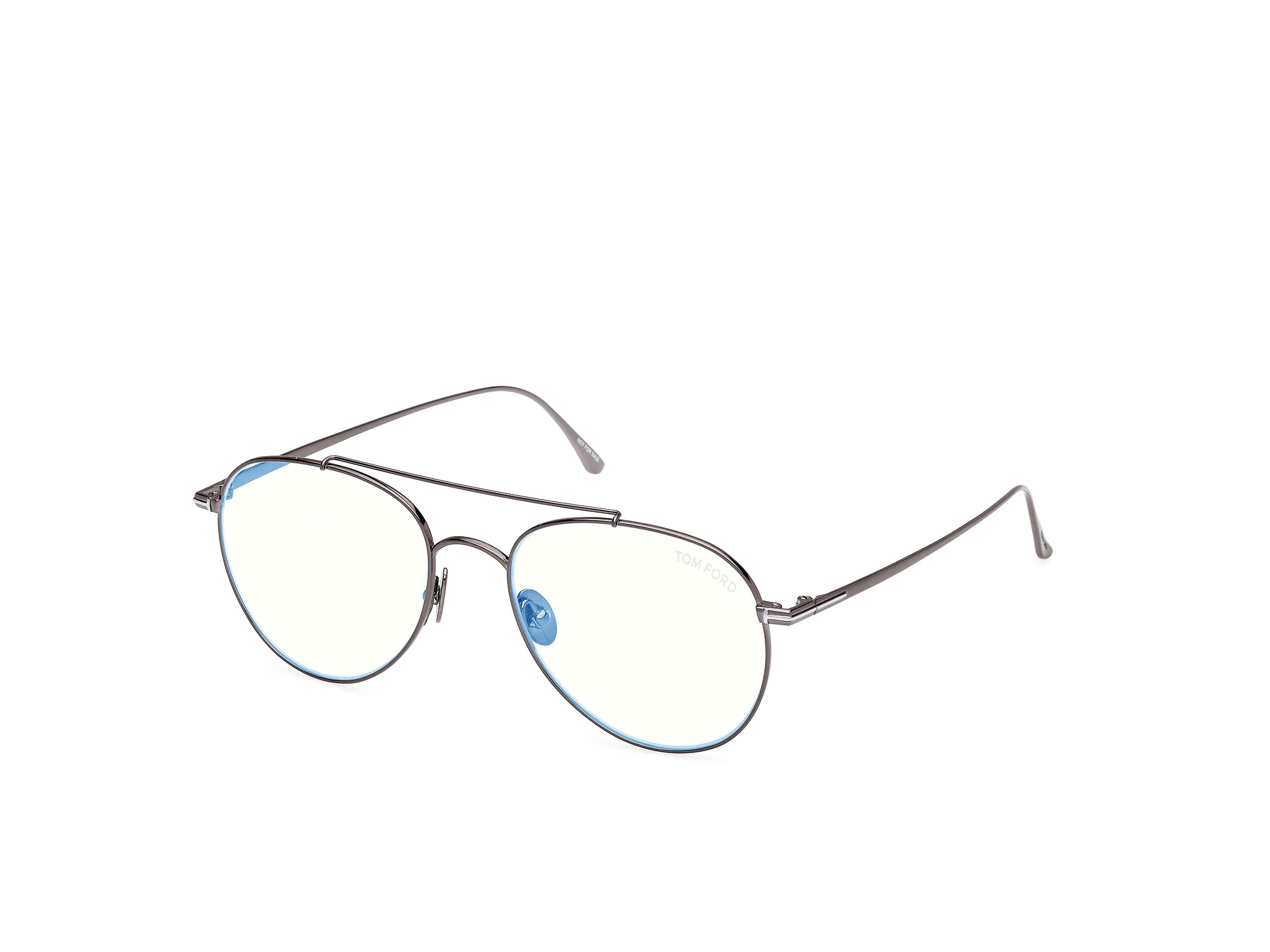 Tom Ford Blue Light Block Pilot Mens Eyeglasses FT6040-B 008 53 280$