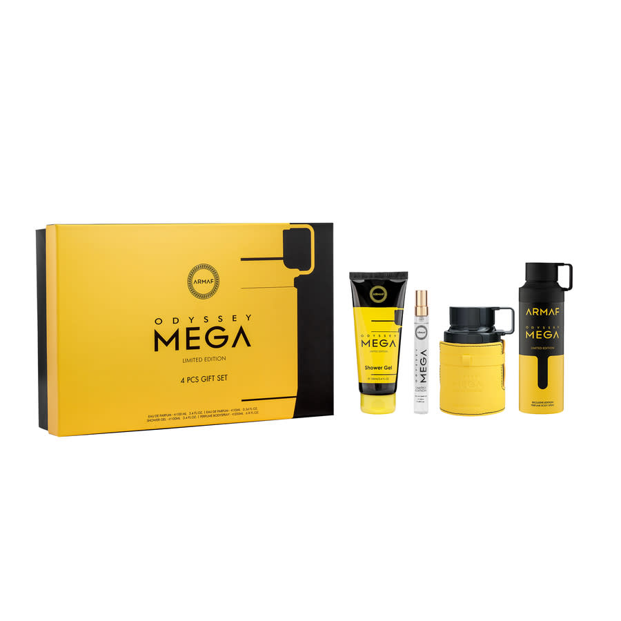 Armaf Mens Mega Odyssey Mega Multi-Color 4pcs EDP Gift Set Fragrances 6295199815168 40$
