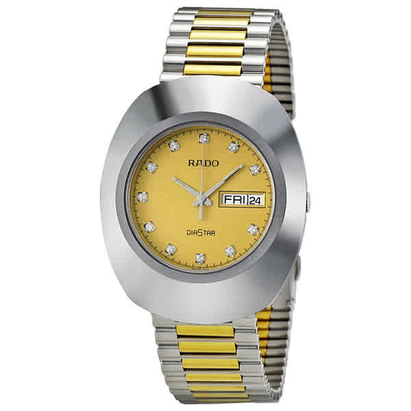 C*C様 RADO メンズ時計 (DIASTAR ) Rado DiaStar Original 38mm Pattern Dial Yellow Gold PVD