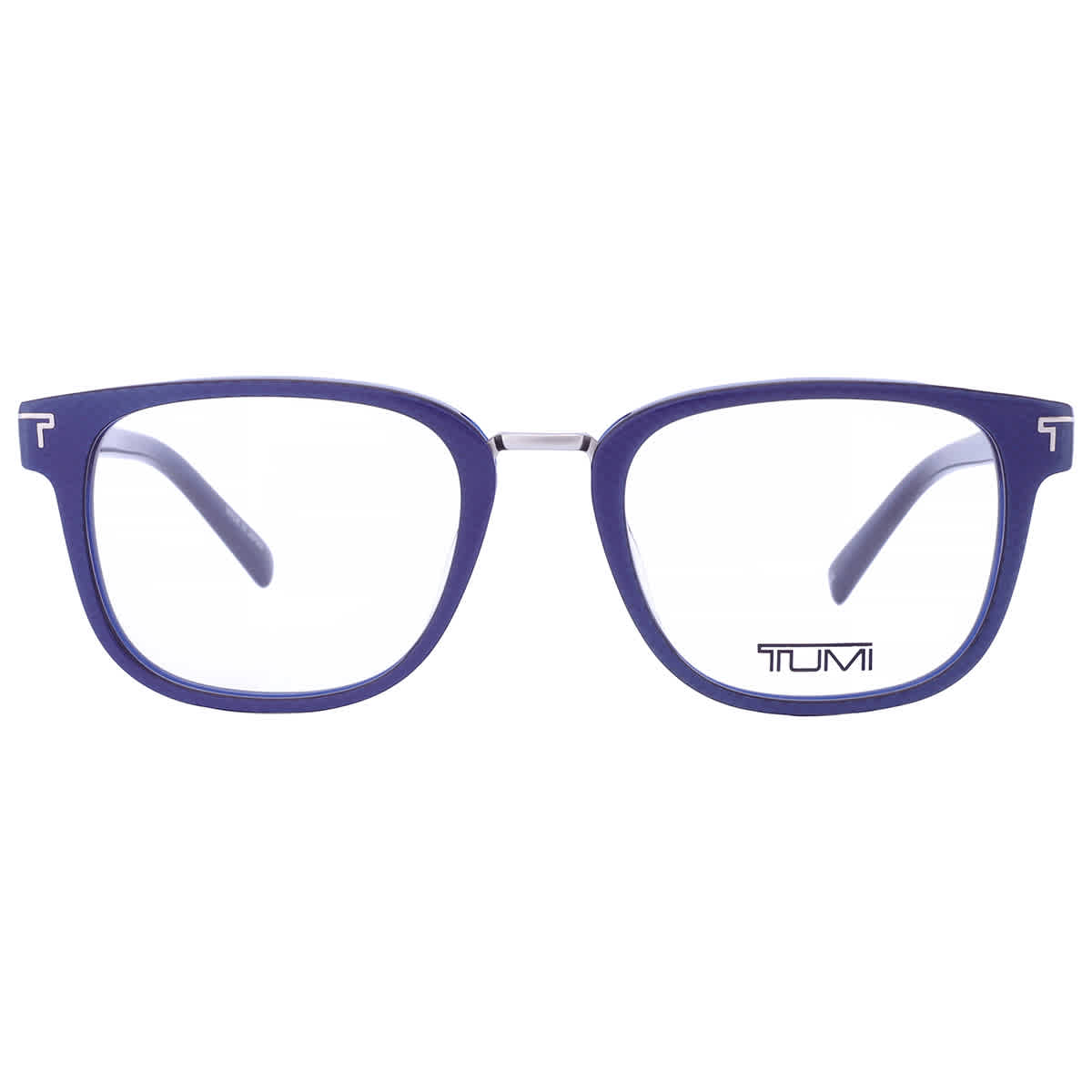 Tumi VTU0135003LW Square Acetate Frame Eyeglasses — Navy
