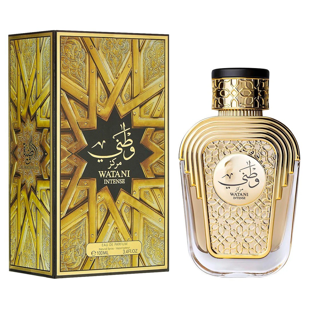 Al Wataniah Unisex Watani Intense Gold EDP Spray 3.4 oz Fragrances 5055810012281