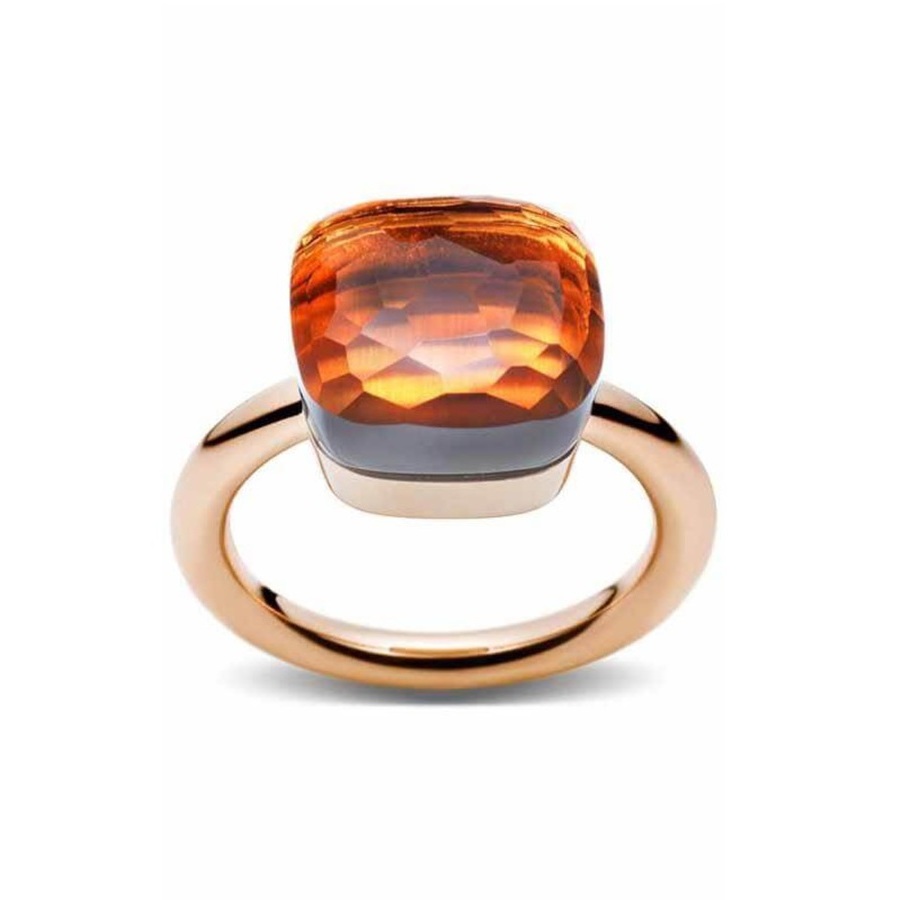 Pomellato Ring Nudo Classic Citrine Size 52 or Size 6 - PAA1100_O6000_000OV