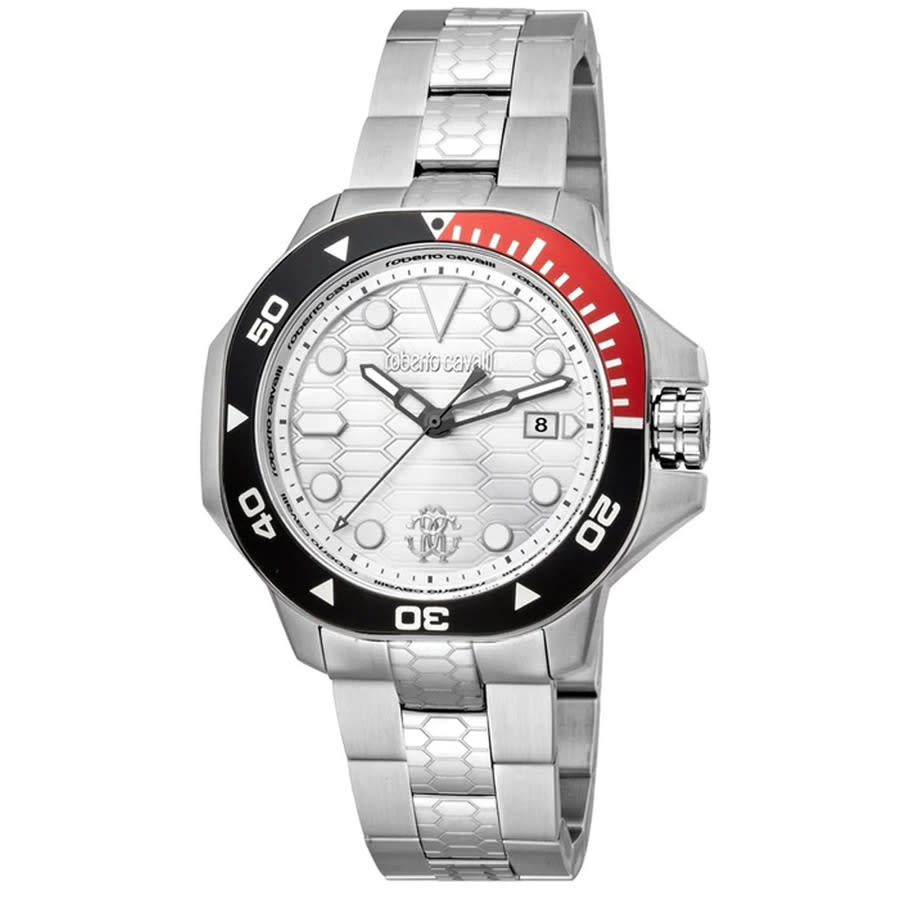 Roberto Cavalli Fashion Watch Quartz Silver Dial Mens Watch RC5G044M0015 159$