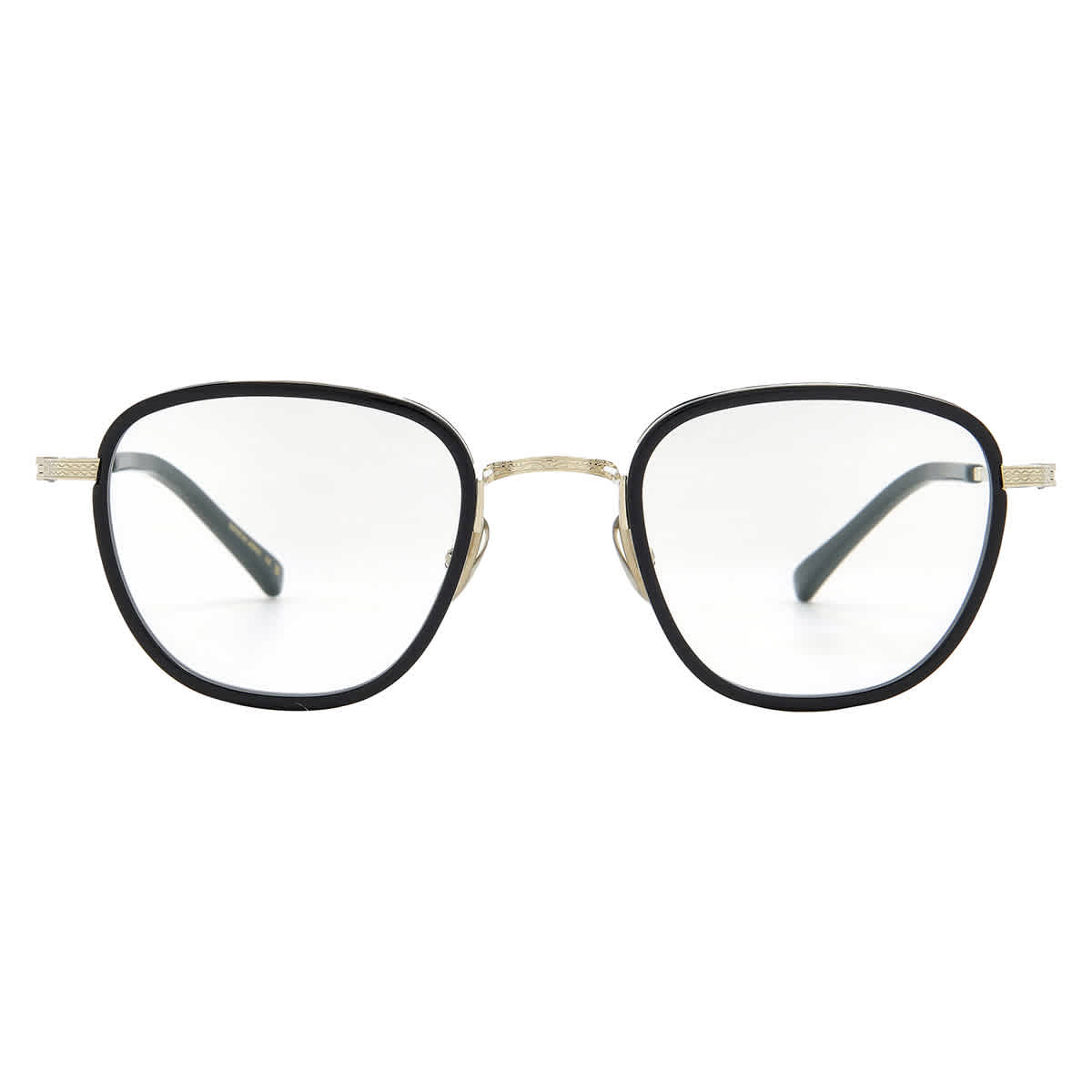 Mr Leight GRIFFITH II C Demo Square Unisex Eyeglasses ML3025 BK-WG 46 104$