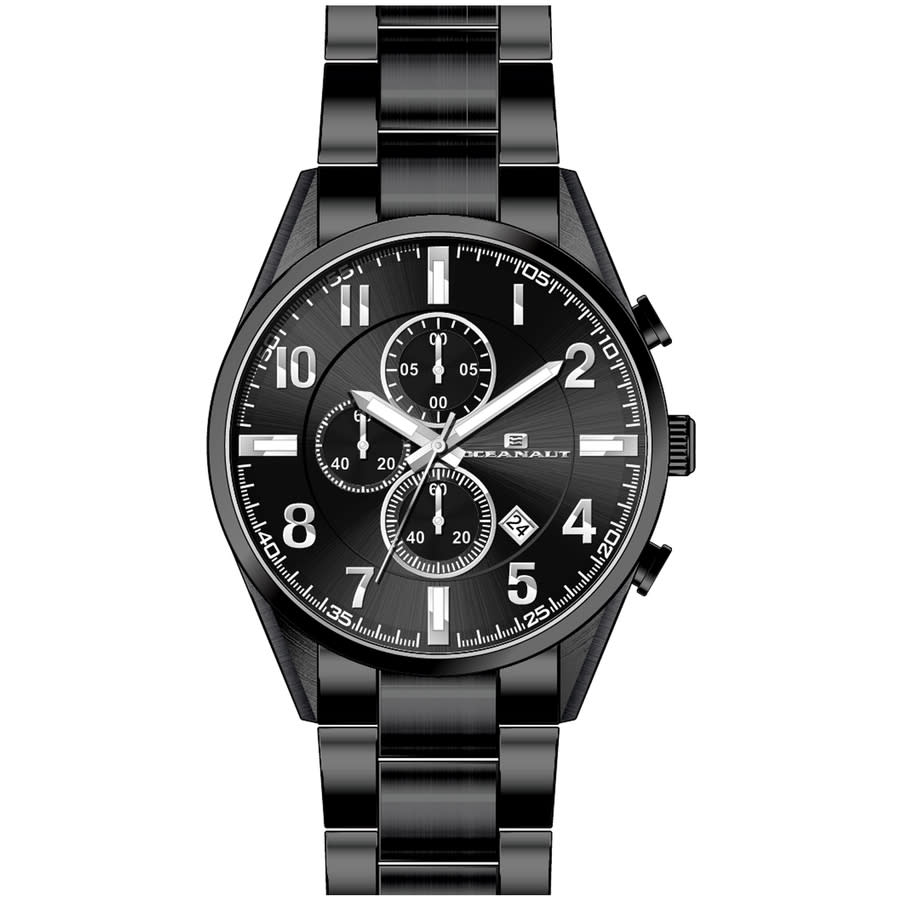 Oceanaut Escapade Chronograph Quartz Black Dial Mens Watch OC5858 224$