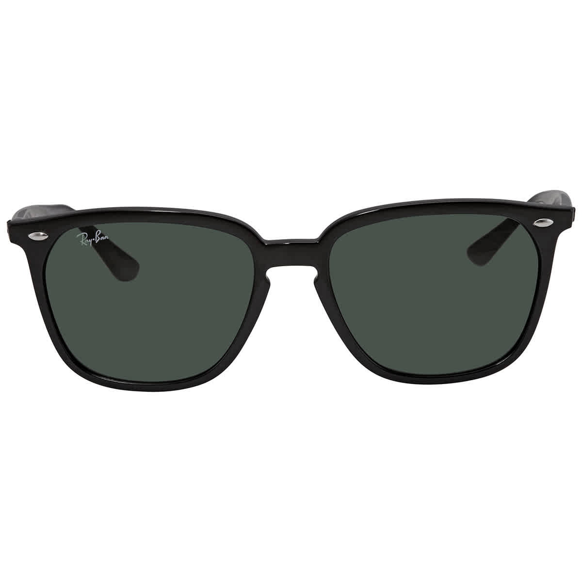 Ray Ban Dark Green Square Unisex Sunglasses RB4362 601/71 55