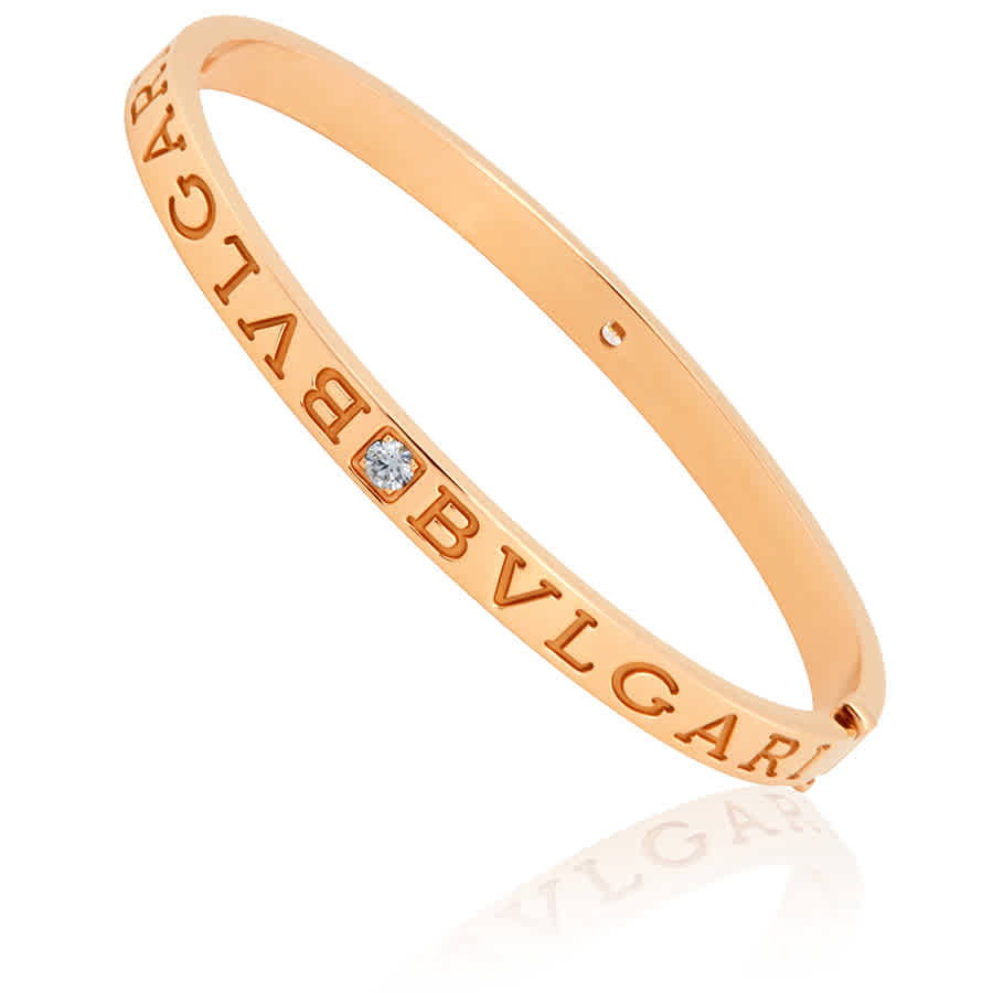 Bvlgari Bvlgari Ladies 18 Kt Rose Gold Bangle Bracelet, Size S | eBay