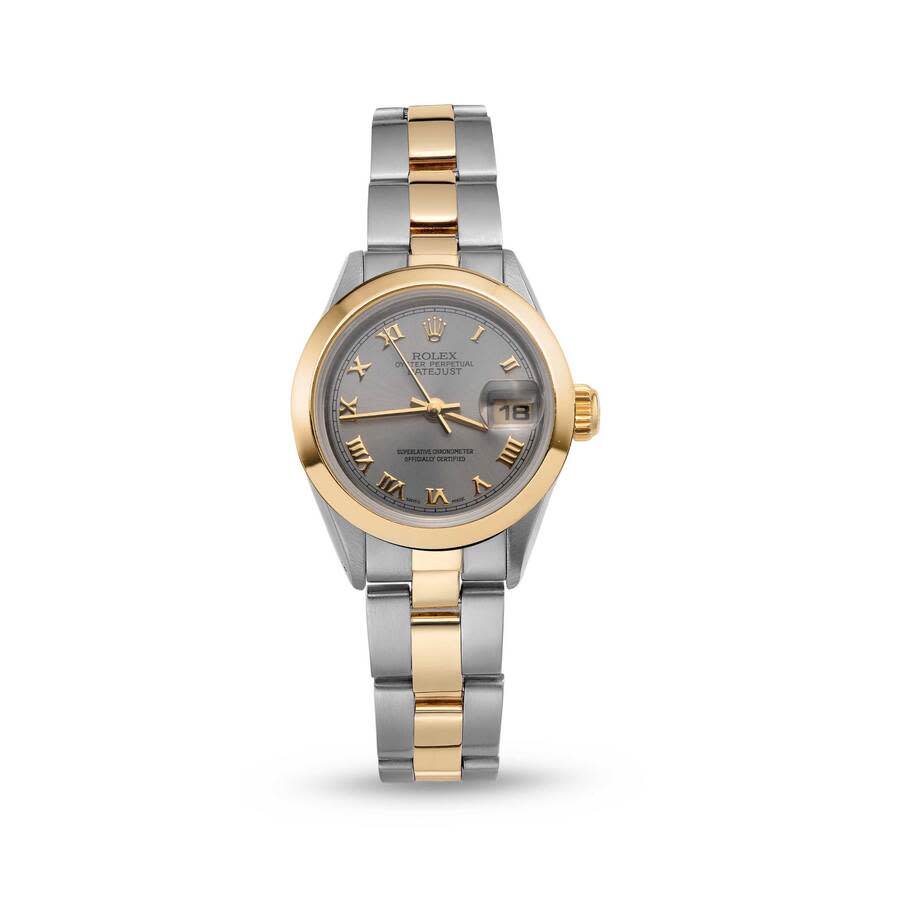 Preowned Rolex Datejust Automatic Chronometer Silver Dial Ladies Watch 79163 SRO
