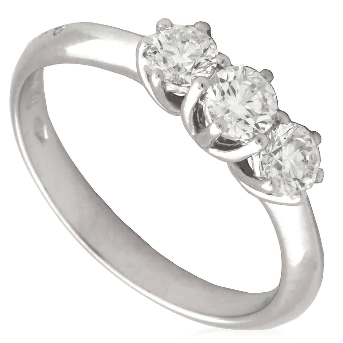 Salvini Lavinia 18k White Gold 060 CT Diamond Ring Size 13 1018$
