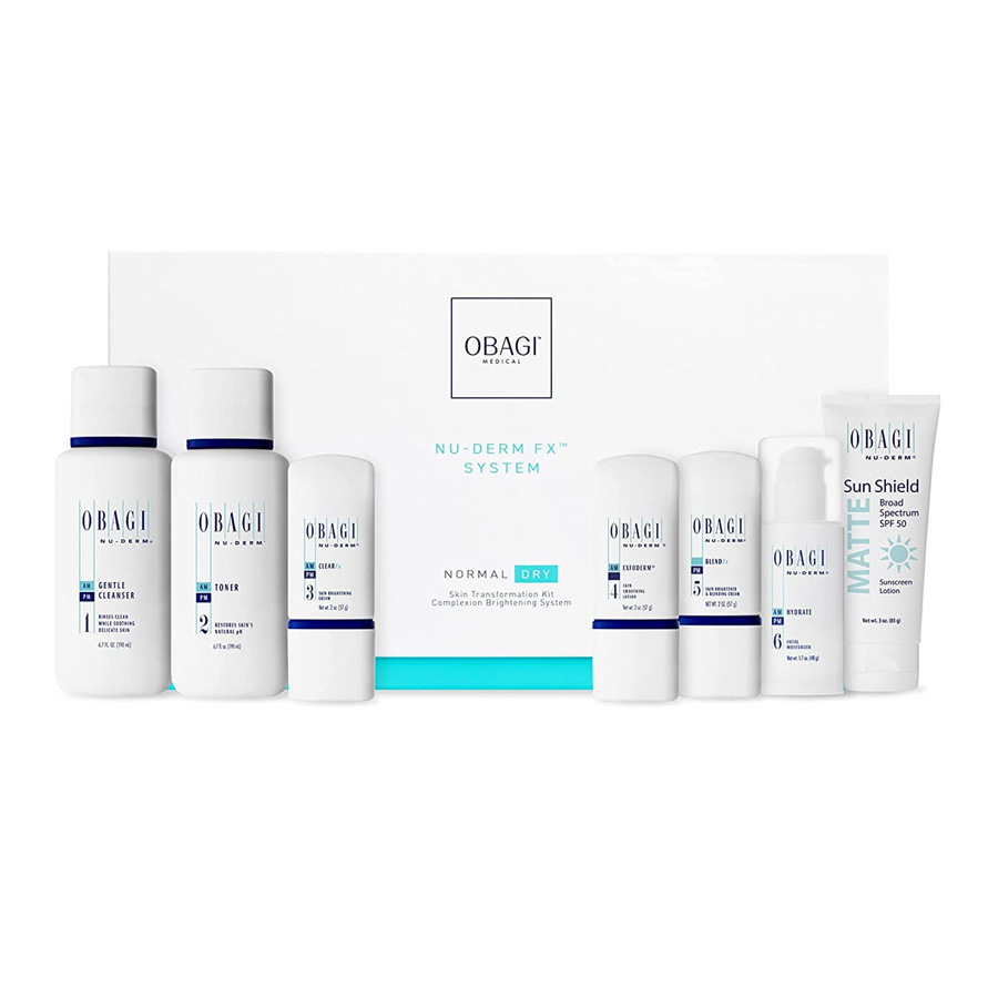 Obagi Nu-Derm FX Starter System Kit Normal-Dry 7 pc Skin Care 362032527079 298$
