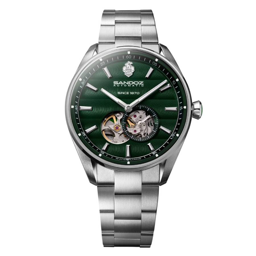 Sandoz Bachelin Automatic Green Dial Mens Watch SZWGL0001108