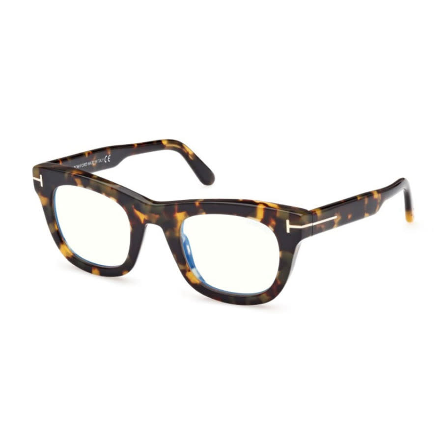 Tom Ford FT5872-B 055 Blue-Light Block Men's Glasses Tortoiseshell Size 48 - Free Lenses - Blue Light Block Available