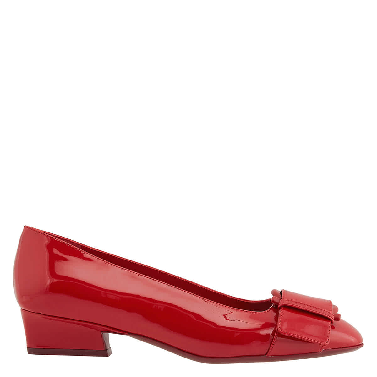 Salvatore Ferragamo Ladies Lipstick Bessie 30 Gancini Pump Shoes