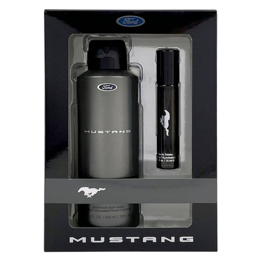Mustang Mens Black Gift Set Fragrances 849017010424