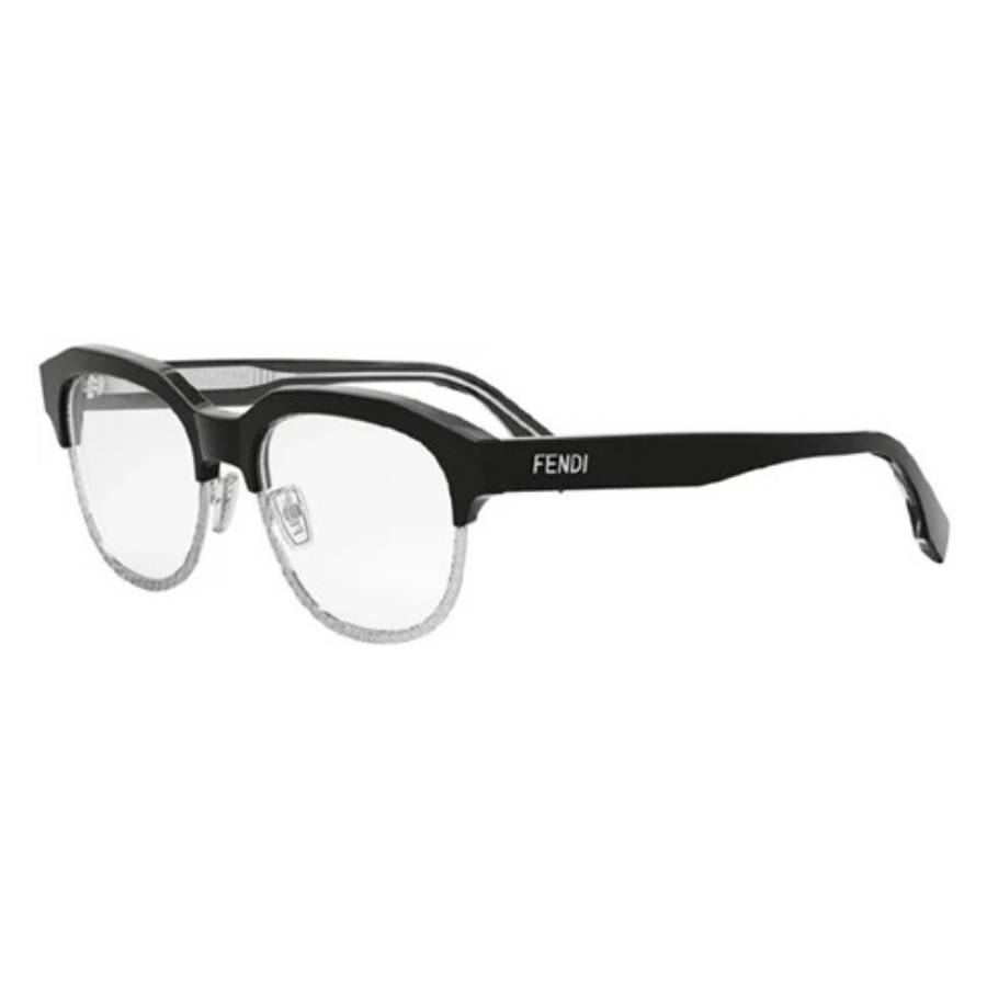 Fendi Demo Round Mens Eyeglasses FE50068U 020 52