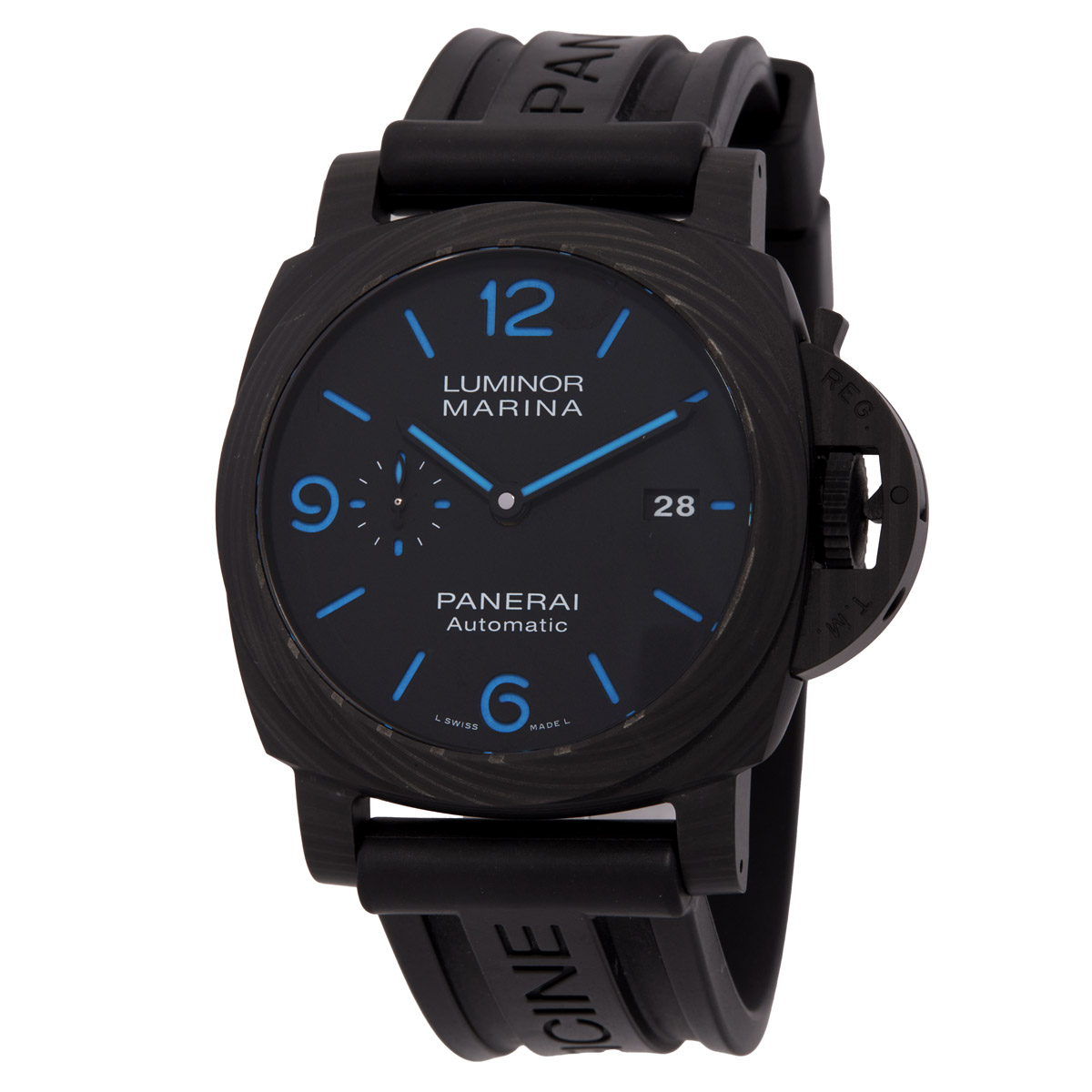 Pre-owned Pre-owned Panerai Luminor Marina Automatic Black Dial Mens Watch PAM01661 7495$