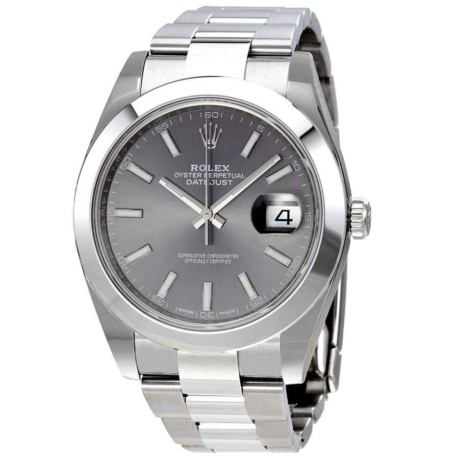 Rolex Oyster Perpetual Datejust Rhodium Dial Automatic Mens Watch 126300RSO