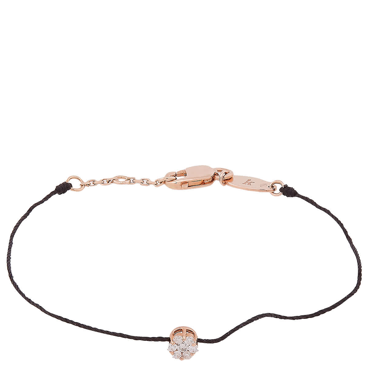Redline Illusion 0.05 ct Diamond Thread Bracelet, Size 15.5 cm