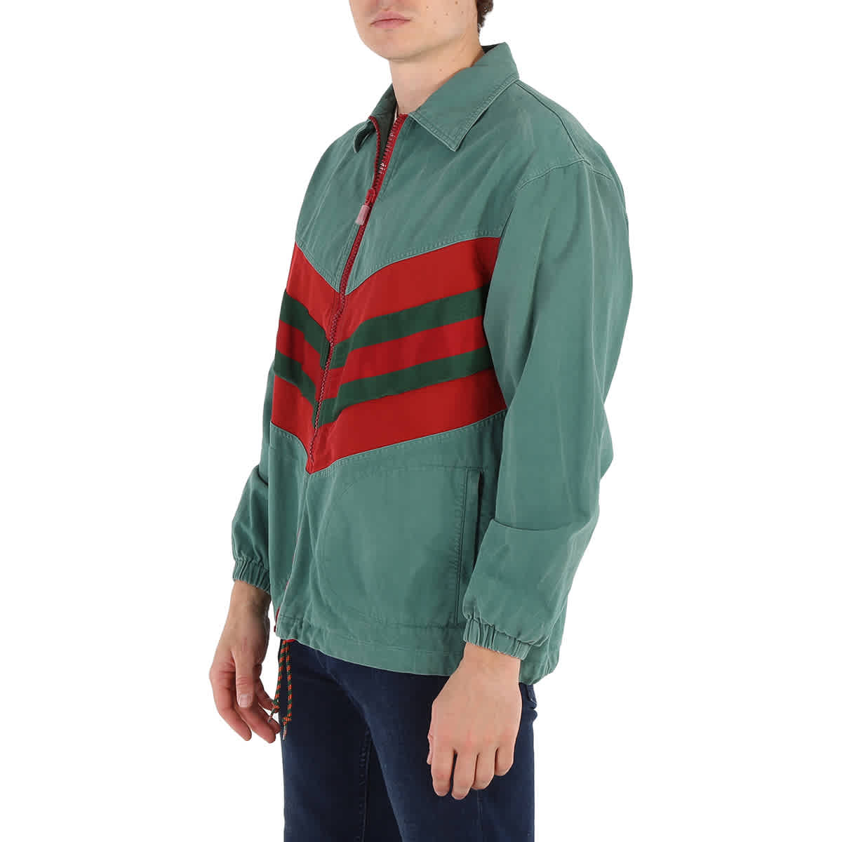 Gucci chevron sales track jacket