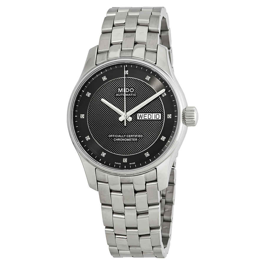 Mido diamond watch clearance