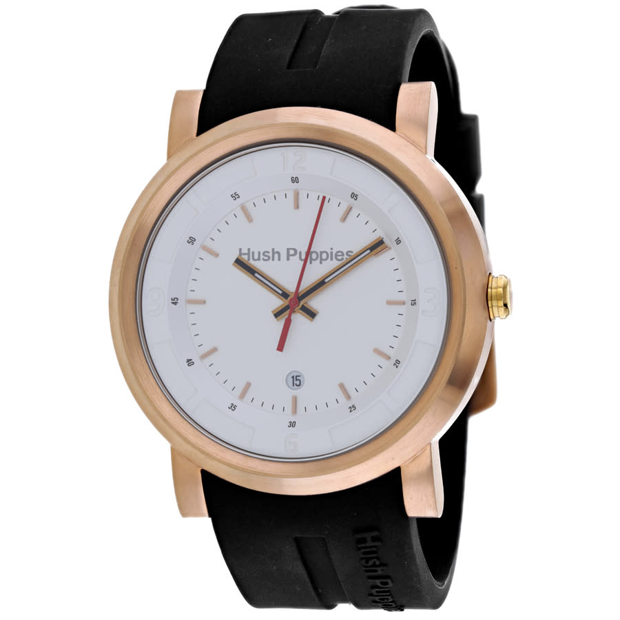 Hush Puppies Classic Quartz White Dial Mens Watch HP.3542M01.9506