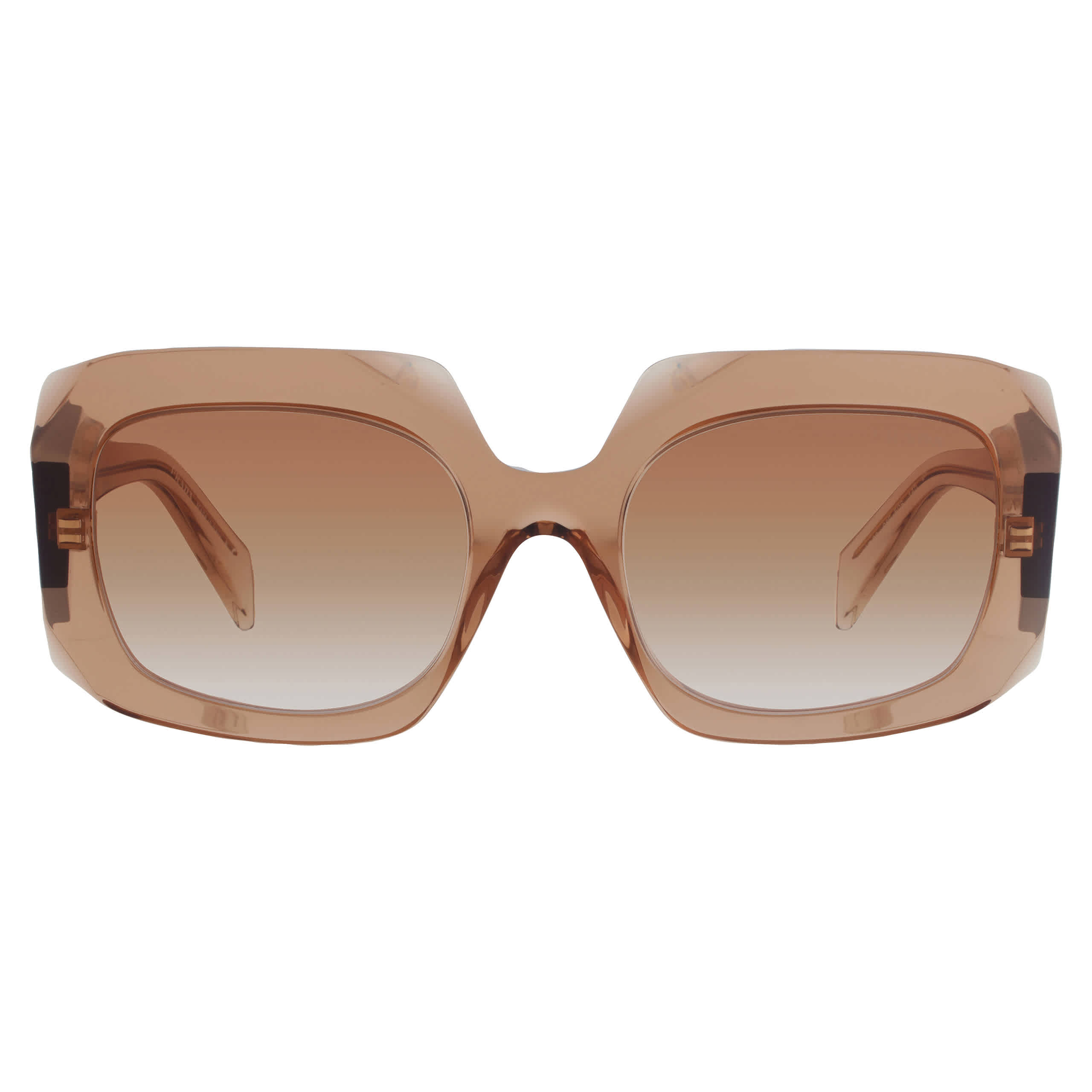 Prada Woman Sunglass PR B23S - Frame color: Chocolate, Lens color: Brown Gradient