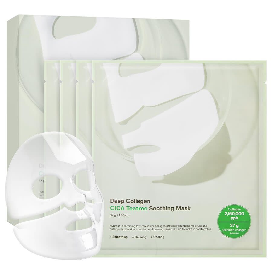 Sungboon Editor Deep Collagen CICA Teatree Soothing Mask Skin Care 8800253020396